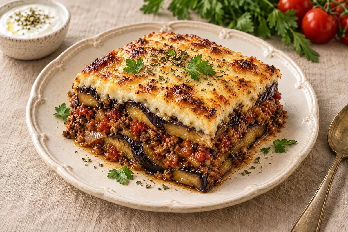 Moussaka griega - receta casera